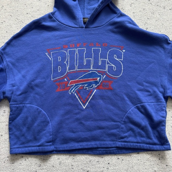 EUC Junk Food Buffalo Bills Cropped Hopdie - Picture 2 of 4